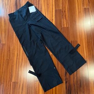 MOTT50 Gabrielle Cargo Trouser Pant Black Solid Utility Lightweight New NWT Sz S
